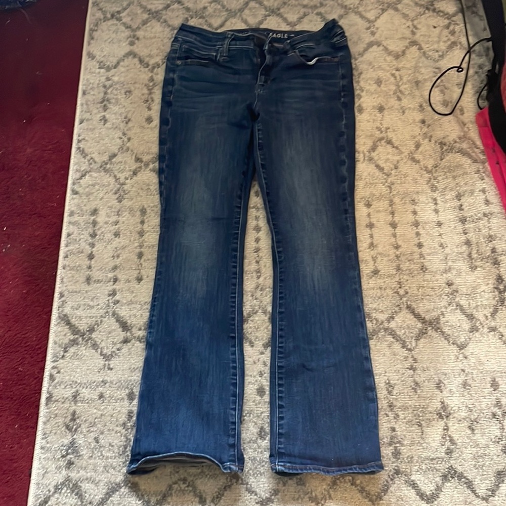 American Eagle next level stretch kickboot jeans
